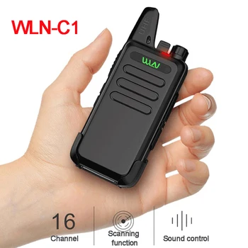 1/2/4 หมายเลข pct WLN C1 ยุ Talkie UHF 400470MHz นานช่วงสองทางสมัครเล่นวิทยุสื่อ Transceiver สำหรับ Baofeng ล่าโรงแรมวิทยุสื่อสา