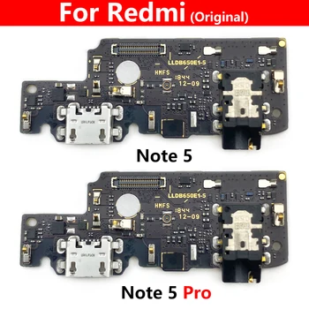 100%ต้นฉบับใหม่พอร์ต USB ตั้งข้อหาถชาร์จเจอร์พอร์ตแก้ไขลวดลายจุดเชื่อมต่อ stencils Flex สายเคเบิลบอร์ดสำหรับ Xiaomi Redmi ข้อ 5 มืออาชีพ
