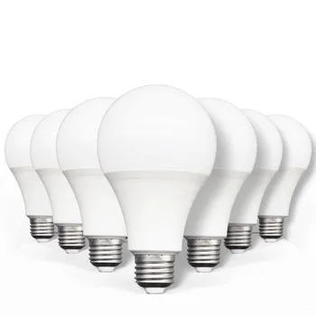 10PCS 3W 5W 9W 12W 15W 18W 25W E27 พลังงานช่วยนำเจ้าแสงไฟฟลูกบอล Bulbs สำหรับกลับบ้านโคมไฟระย้าองของการให้แสงโต๊ะแสงสว่าง