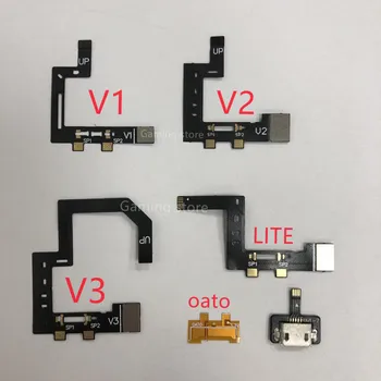 10Pcs สำหรับเปลี่ยน OLED Emmc Dat0 แกนหลักขอมันฝรั่งทอดสำหรับ S เปลี่ยน V1 V2 V3 Flex สายเคเบิลตั้งค่าพอร์ต USB