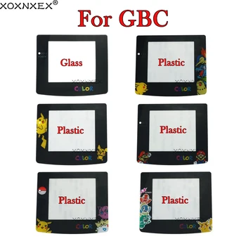 1pcs ใหม่พลาสติกแก้วเลนส์สำหรับ GBC องจอภาพแก้วเลนส์สำหรับ Gameboy สีของเลนส์ผู้ปกป้อ W/Adhensive สำหรับ GBC พลาสติกของเลนส์ Nintend