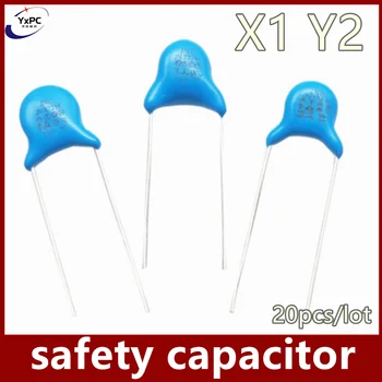 20pcs X1 Y1 Y2 ความปลอดภัย capacitor 400VAC 250VAC 400V 250V 471K 102M 222M 472M 103M 331332101221152M