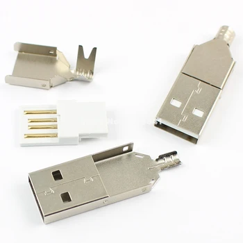 20pcs พอร์ต USB เป็นผู้ชายสามคนประเภทปลั๊กออกแก้ไขลวดลายจุดเชื่อมต่อ stencils สำหรับพิวเตอร์ DIY