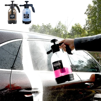 2L รถล้างมือถือโฟม Watering สามารถออกอากาศความดัน Sprayer พลาสติก Disinfection ขวดน้ำอัตโนมัติทำความสะอาดเครื่องประดับ