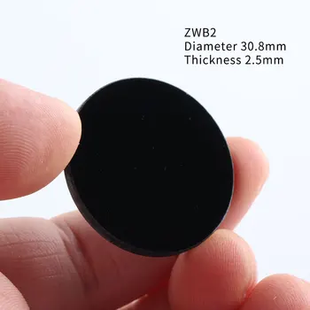 30.8 mm 2.5 อืม ZWB2 ตัวกรองสำหรับ S12,ตัวกรองที่มองเห็นแสงสที่เหมาะสมสำหรับ 365nm UV