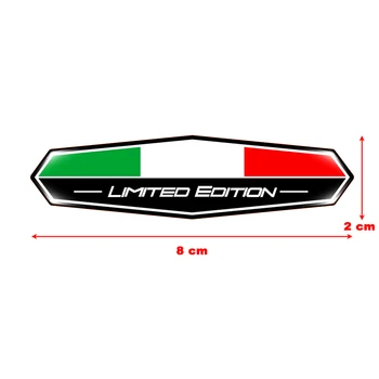 3D อิตาลีลิตจำกัดจำนวหยิบสติ๊กเกอร์อิตาลีเลองธง Decals คดีสำหรับรถ Decals PIAGGIO เวสป้าให้ซะด้ว GTS 300 GTVNAME LX 150 รีบ Aprilia ดูคาติ