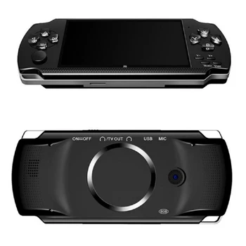 4.3 นิ้วหน้าจอนเกมคอนโซลเพื่อ PSP เกมส์คอนโซล Handheld เกมเครื่องเล่น 8G สร้าง 10,000 เกมส์สนับสนุน 8/16/32/64/128 ดเกม