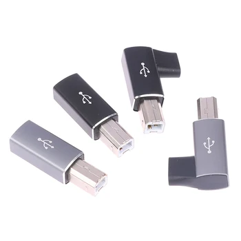 4 รูปแบบพอร์ต USB พิมพ์ C หญิงต้องพอร์ต USB B ผู้ชายอะแดปเตอร์สำหรับเครื่องสแกนเครื่องพิมพ์ Converter