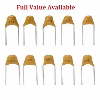 50PC Monolithic Capacitor 392 393 470 471 473 474 475 561 562 820 823 5.08 อืม 560PF 82PF 3.9 NF 560PF 82NF 50V Multilayer เบื้องมี