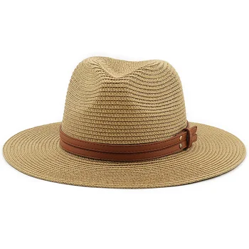 54-58-60CM Womens ฤดูร้อนหมวกปานามากกว้าง Brim ลักฐานชี้ว่าเราจับฆาตกรซันชายหาดหมวกหมวกสำหรับคนแฟชั่น UPF UV การคุ้มครอง Fedoras หมวกสำหรับเดินทาง