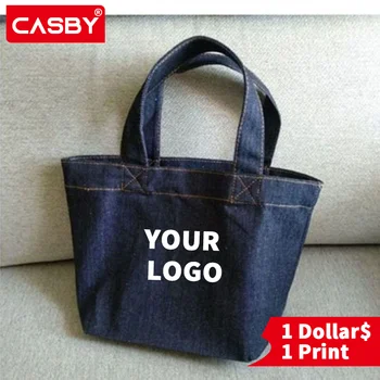 5pcs Casby แบบเคลื่อนย้ายได้ผ้าใบหยาบกระเป๋าทุกวัน Versatile Denim นผ้าใบเล็กกระเป๋ากระเป๋าเรียบง่ายกระเป๋าทำงานกระเป๋าของว่า