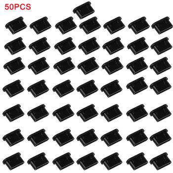 5PCS ประเภท-C ฝุ่นปลั๊กออกแบบ USB ซ่าพอร์ตปกป้องซิลิโคนปกป้อง Samsung Huawei ฉลาดโทรศัพท์เครื่องประดับ