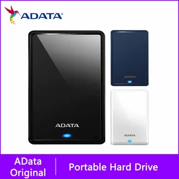 ADATA HV620s องเว็บเบราว์เซอร์ภายนอกแบบเคลื่อนย้ายได้ฮาร์ดไดรฟ์แบบ USB 3.2 สำหรับแลปท็อป 2.5 นิ้วมือสีน้ำเงิน 1TB 2TB 4TB 5TB ลวดลาย stencils ฮาร์ดไดรฟ์