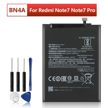BN4A นเปลี่ยนแบตเตอรี่สำหรับ Xiaomi Redmi Note7 ข้อ 7 มืออาชีพ M1901F7C M1901F7G M1901F7S 4000mAh โทรศัพท์แบตเตอรี่