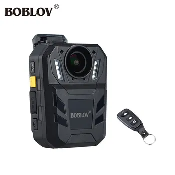BOBLOV WA7-D ร่างกายใส่กล้อง 32MP ล้องที่มีความคมชัดสูงนะ 1296P Wearable กล้อง DVR วีดีโอบันทึกเสียงทั่วเจเจเีรียบร้อมกับระยะไกลควบคุมตำรวจกล้อง