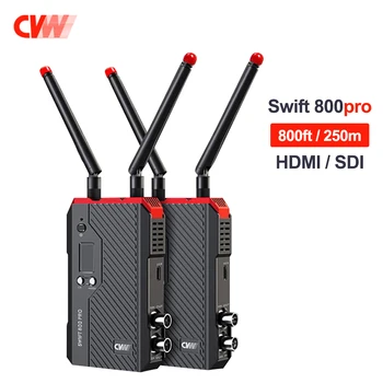 CVW รี 800pro 800ft เครือข่ายไร้สายล้องที่มีความคมชัดสูงนะของภาพวิดีโอการส่งถ่ายข้อมูลระบบ HDMI-น่ะไร้เดียงสาและไม่เสแสร้งด้ SDI เครื่องส่งสัญญาสำหรับผู้รับภาพถ่ายวิดีโอ