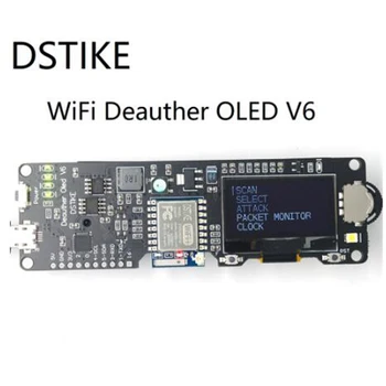 DSTIKE WiFi Deauther OLED V6 Deauther ปีศาจ V5 ESP8266 การพัฒนากระดา 18650 แบตเตอรี่ Polarity การคุ้มครอง 4MB ยพลังจิต-07
