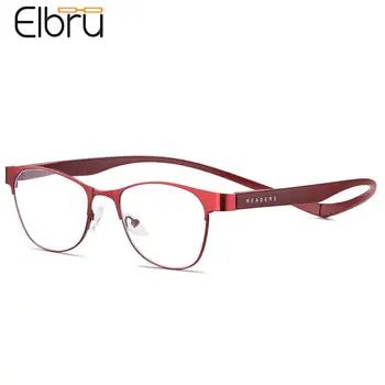 Elbru แม่เหล็กอ่านแว่นผู้ชายผู้หญิงพวกต่อต้านสีฟ้าแสงสว่าง Presbyopia องแก้วแขวนคอลสลิงค์เราจะเอานายลง Hyperopia แว่น+1to+4 Gafas