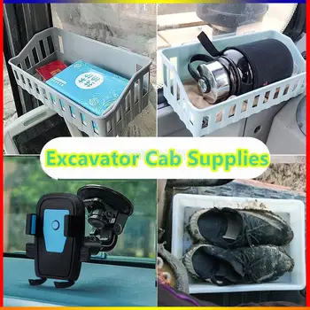 Excavator กแท็กซี่ให้อุปกรณ์ย่ำเท้าเครื่องมือล่อง Sundries ห้องเก็บของกล่องเก็บของกล่องรองเท้ากำลังโหลดสถานที่โทรศัพท์เคลื่อนที่โฮล์เดอร์คุณภาพสูง