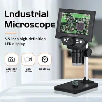 G10001-1000X 5.5 นิ้วล้องที่มีความคมชัดสูงนะแบบเคลื่อนย้ายได้ดิจิตอลอิเล็กตรอนกล้องจุลทรรศน์ Soldering ล้องจุลทรรศน์โทรศัพท์ Motherboard ซ่อม Endoscope แว่นขยาย comment