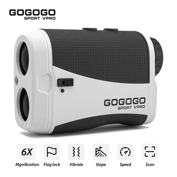 Gogogo กีฬา Vpro เลเซอร์ Rangefinder สำหรับเล่นกอล์ฟ 700m 1000m ล่าช่วง Finder แดง Backlight ระยะห่างเครื่องวัดระยะทาเครื่องมือ GS34W