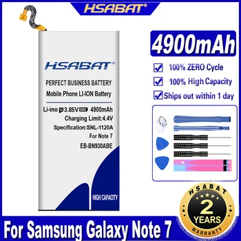 HSABAT ไบต์-BN930ABE ไบต์-BN935ABA 4900mAh แบตเตอรี่สำหรับ Samsung กาแล็กซี่ข้อ 7/กาแล็กซี่โน้ตตาเฟ่/N935 N930 SM-N930F N930G N930V N930A