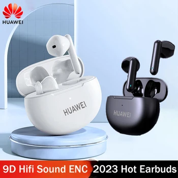 Huawei freebuds tws เครือข่ายไร้สาย earbuds Earphone HiFi เสียงกีฬาของหูฟังอยู่-หูมินิบลูทูธ Headset เสียงเรื่องยกเลิ Earbuds