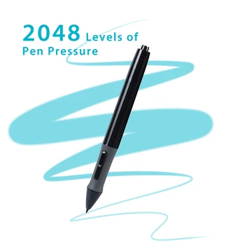 HUION PEN68 สำหรับกราฟินตั้งแต่แท็บเล็ทดิจิตอลวาดปากกาแตะต้องจอภาพ Stylus แบตเตอรี่ปากกาสีดำ--P68