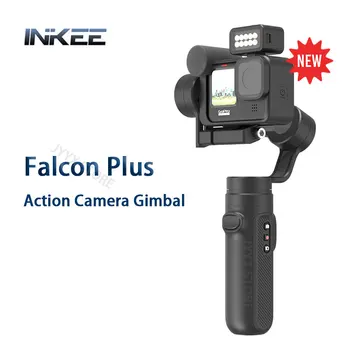 INKEE Falcon บวกกับการกระทำของกล้อง Gimbal สำหรับ Gopro ฮีโร่ 1098765 Osmo การกระทำ Insta360 อง 3-แกน Handheld Stabilizer