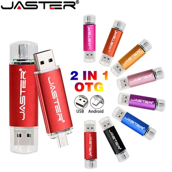 JASTER 3 ใน 1 พอร์ต USB แฟลชไดรฟ์ 64GB ประเภท-C Adapters ปากกาขับรถ 32GB ดำ OTG เมโมรีสติ้ก(ms)16GB นอิสระวงกุญแจ Pendrive 8G นายเทียบนดิสก์