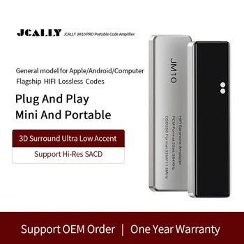 JCALLY JM10 DAC เครื่องขยายเสียง HiFi ถอดรหัสแฟ้มประเภท CS43131 DSD256 พอร์ต USB พิมพ์ C ที่ 3.5 อืมสามารถผลัก 600ohm สำหรับ Android iOS คอมพิวเตอร์โซนาตา DC03