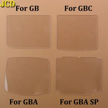 JCD ความโปร่งแสงชัดเจนกระจกหน้าจอของเลนส์สำหรับ GameBoy สีล่วงหน้าสำหรับ SP GBA GB GBC GBA SP ผู้ปกป้อปกปิด