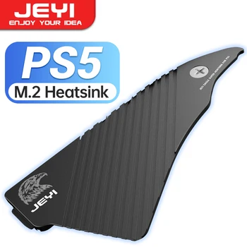JEYI PS5 SSD Heatsink Solid ของรัฐขับรถเอ็ม 2 NVMe ความร้อนจมลงสำหรับ Playstation อน 5 โมงกับซิลิโคนผัดเอาไว้จับภาพความร้อนอินทรีผยองย่อมไม่ปริปา
