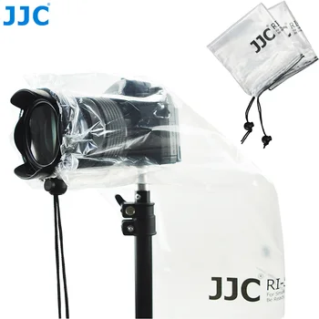JJC 2 เก็บของ Waterproof กล้องสายฝนปิดเสื้อกันฝนสำหรับผู้ปกป้อ Canon Nikon Sony Panasonic กล้อง DSLR Rainproof เครื่องประดับ