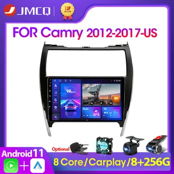 JMCQ 2 Din Android อน 11 โมยรถวิทยุสำหรับโตโยต้า Camry 7 XVNAME 50552012-2017 รถวิทยุสื่อประสมโปรแกรมเล่นวิดีโอ name นำร่องจีพีเอส Carplay