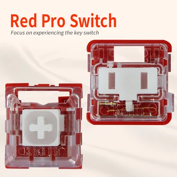 Kailh กล่อง/ต่ำโปรไฟล์เปลี่ยนช็อคโกแลตเครื่องยนตร์ขัดแป้นพิมพ์เปลี่ยนแบบสี RGB SMD ขาวห้ามเส้มือของรู้สึกแดง Rro เปลี่ยน