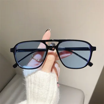 KAMMPT วินเทจอแว่นตากันแดดสำหรับผู้ชายผู้หญิง 2022 แฟชั่นสอนเรโทรงสะพาน Aviator Goggle Eyewear ฮิ UV400 ม่านบังแดดซันแว่นตา