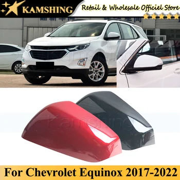 Kamshing ด้านด้านหลังมุมมองกระจกหน้าปกสำหรับ Chevrolet Equinox 2017201820192020-2022 Rearview กปิดกระจกบ้านฮู้ดหมวกเชลล์