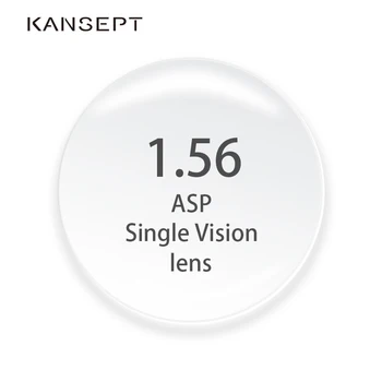 KANSEPT 1.56 ดัชนีใบสั่งยาให้ตาแว่น Myopia แบรนด์ของเลนส์ชัดเจนแว่นตากรอยต่อต้า Aspheric เปลี่ยนภาพเป็นเส้นพริ้วไหว