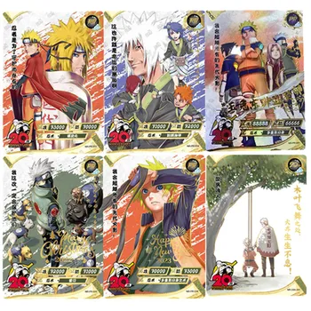 KAYOU ริ Naruto การ์ดที่ 20 วันครบรอบแต่งงานหายากมากอะนิเม Namikaze Minato Jiraiya ตัวละครชุดสะสมการ์ดลูกเป็นของเล่น Xmas ของขวัญ