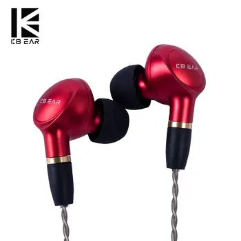 KBEAR Ormosia 10mm ปรับอัตโนมัติ+องดูองค์ประกอบ BA ในหูติดตามดูหูฟัง MMCX Earphone ต่อ Earbuds Headset KBEAR หมึก IEM ไตรเส x HBB KAI