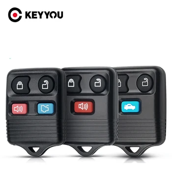 KEYYOU 3 ปุ่มแทนที่ห่างไกลกุญแจของเชลล์ Keyless รายการ Fob คดีสำหรับฟอร์ดหนีระหว่างเดินทา MK6 เชื่อมต่อ 2000-2006 อัตโนมัติกุญแจรถ