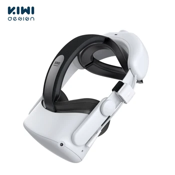 KIWI ออกแบบแบตเตอรี่หัวหมัด 6400mAh สำหรับ Oculus ภารกิจพลังงาน 2 ดูน่าสุดยอดปลอบโยนหัวหมัดสำหรับข้อมูลกำกับภารกิจ 2 VR เครื่องประดับ