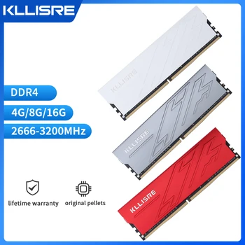 Kllisre DDR3 DDR44GB 8GB 16GB ความทรงจำแพ 13331600240026663200 พื้นที่ทำงาน Dimm
