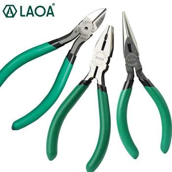 LAOA 5inch มินิ Pliers ดักฟันตัดต่อมานานจมูก Pliers เครื่องประดับ Crimping กระเป๋าของมือของเครื่องมือ Diagonal pliers