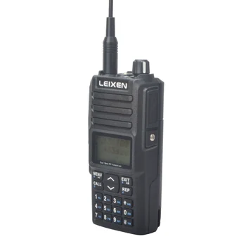LEIXEN UV-25D 20W จริง 10-20KM ยุ Talkie VHF 136-174MHz UHF 400-480MHz แบบดูอัลวงดนตรีทั้งคู่เตรียมพร้อมทั้งคู่สัญญาณ VOX วิทยุ FM