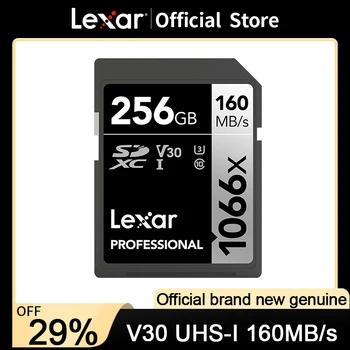Lexar SD การ์ด 1066X ความเร็วสูง 160MB/วินาที 64GB 128GB 256GB 512GB 1TB SDXC UHS-ฉัน U34K V30 เรียน 10 ความจำแฟลชการ์ดสำหรับกล้อง Lexar SD การ์ด 1066X ความเร็วสูง 160MB/วินาที 64GB 128GB 256GB 512GB 1TB SDXC UHS-ฉัน U34K V30 เรียน 10 ความจำแฟลชการ์ดสำหรับกล้อง 0