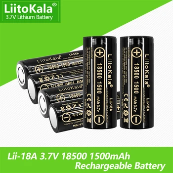 LiitoKala Lii-18A 185001500mah name แบตเตอรี่ 18500 แบตเตอรี่ 3.7 วีสำหรับ lashlight Wholesale ปลอดภัยเก่ง-Ioncomment