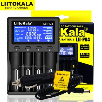 Liitokala Lii-600 Lii-50018650 แบตเตอรี่ถชาร์จเจอร์,3.7 วี 1865026650183501634018500145001.2 วีนตอนอดเหล้าแล้วแต่เราใช้เงินไปมา LCD ฉลาดถชาร์จเจอร์