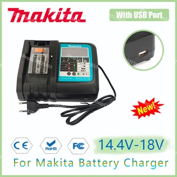 Makita 18VRC แบตเตอรี่ถชาร์จเจอร์ 3A 6A 14.4 วี 18V 6AH Bl1830 Bl1430 BL1860 BL1890 เครื่องมือพลังงานถชาร์จเจอร์พอร์ต USB Prot 18VRF กับทำให้การแสดง